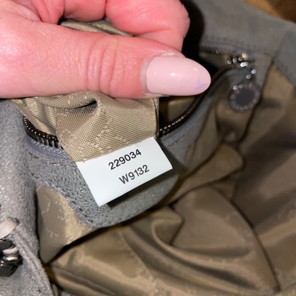 Stella McCartney Large Falabella - Grey w Silver Chain - Picture 6 of 16